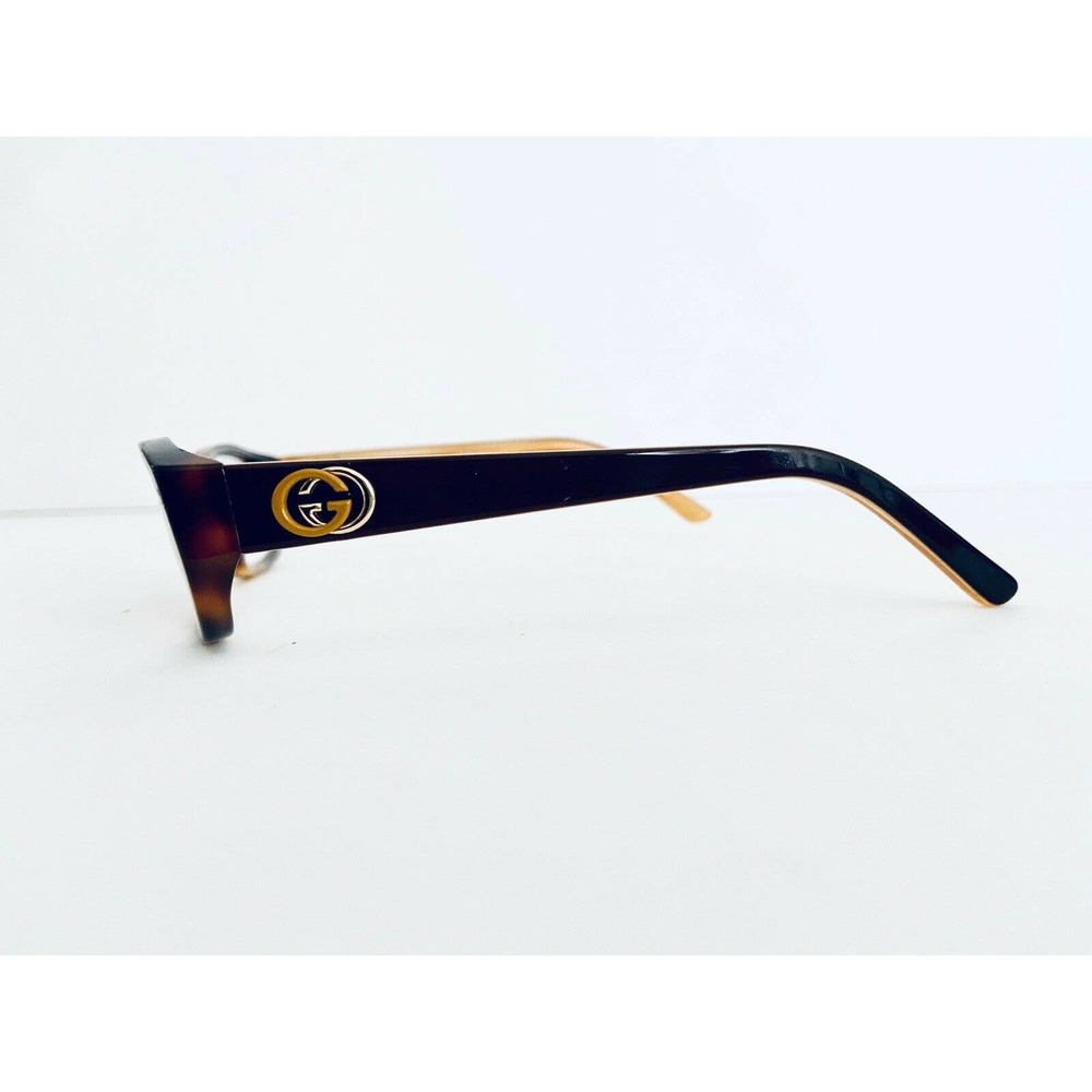 Gucci Tortoise Rectangular Frame Glasses - image 3